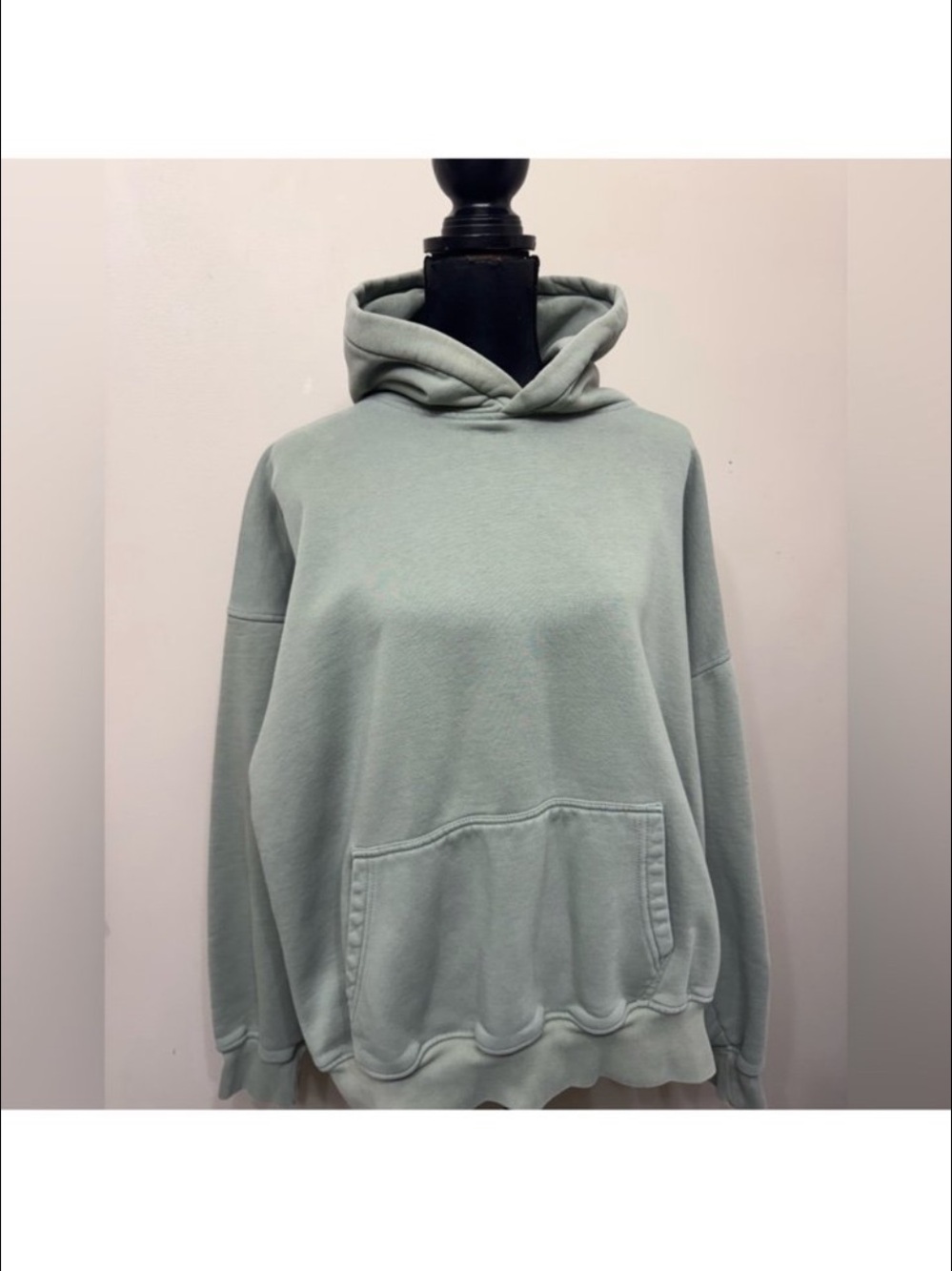 h:ours Men’s Sage Green Hoodie Sweatshirt XL